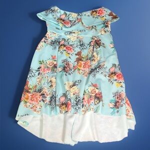 ASOS Stunning Blue Off-Shoulder Formal Dress with Stretch Plus sz 18